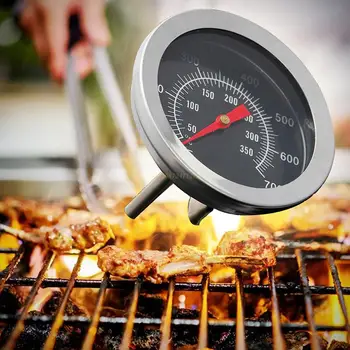 Új BBQ Grill Hőmérő Hőmérséklet Mérő Kerti Grill Kemping Szakács Eszköz Csepp Szállítás
