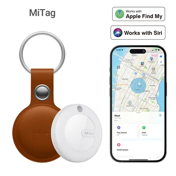 Mitag kulcskereső Elem Megtalálók,Mpi Hitelesített Bluetooth GPS-es Nyomkövető Anti-veszteség Készülék Működik, az Apple find My