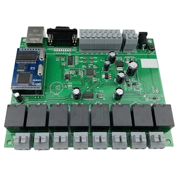 8 Csatorna Relé Modul Hálózati egyetemes pcb áramkörök DIY automatizált raktár