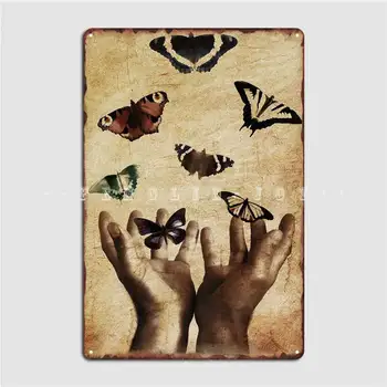 Pillangók Megjelent Plakát Fém Plakett Pub Tervezése Klub Plakátot Adóazonosító Jel Poszter