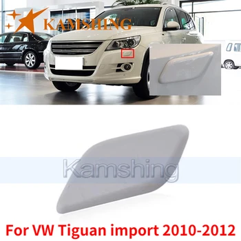 Kamshing A VW Tiguan behozatali 2010-2012 Első Lökhárító Fényszóró Víz Spray Fúvóka Fedél fényszóró Mosó, Tisztító Spray Sapka
