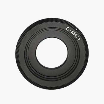 Fekete Fényképezőgép objektív adapter gyűrű micro C-M4/3 Alkalmas Olympus & Panasonic M4/3 Kamera