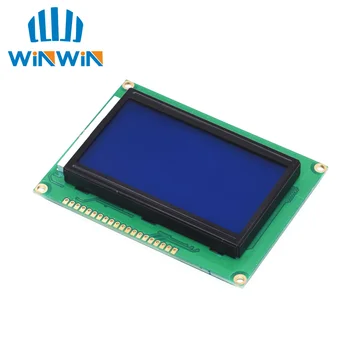 128*64 PONT LCD modul 5V kék képernyő 12864 LCD háttérvilágítás ST7920 Párhuzamos port LCD12864