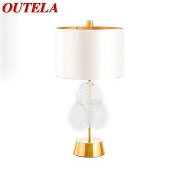 OUTELA Kortárs Egyszerű asztali Lámpa Design Dimmer E27 Luxus asztali Lámpa Haza LED Dekorációs Előtér Nappali, Hálószoba