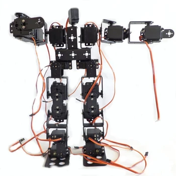 17DOF Kétlábú Robot Oktatási Robot Készlet 17 Fok Szabadság Emberi / Humanoidok Gyaloglás / méter Szervó Tartó Készlet
