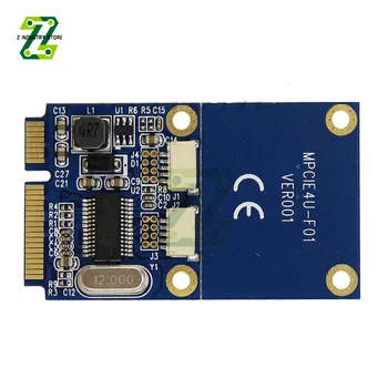 USB 2.0 2 Port PCI-E Express-Kártya a hálózati Csatlakozót, Mini PCI-E Dual USB Adapter USB Átalakító