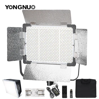 Yongnuo YN9000 3200-5600K Pro Kamera LED Videó Fény Fotózás Töltse Lámpa Softbox a Stúdió Smink Vlog