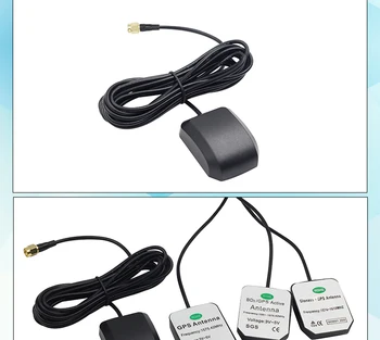 RP-SMA 3M Kábel, Autós GPS Antenna GPS vevő, GPS, Glonass/GPS BD kettős rendszer GNSS Külső Antenna GNSS Modul