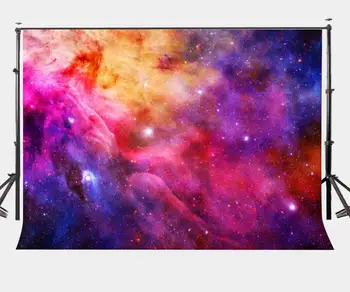 7x5ft Gyönyörű Lila Égen Hátteret, Ultra Violet Univerzum Nézet Fényképezés Háttér