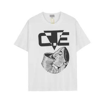 CAVEMPT C. E T-shirt Férfi Nő 1:1 Női Headcover Csíkos Mintás Rövid Ujjú CAVEMPT C. E Rövid Ujjú Felső