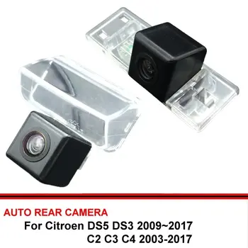 A Citroen DS5 DS 5 DS3 DS 3 C2 C3 C4 2003~2017 Visszapillantó Kamera tolatókamera éjjellátó Kocsi Vissza HD Kamera CCD