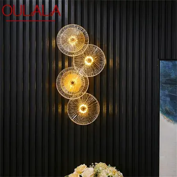 OULALA Posztmodern Lámpák Lámpa Luxus Kreatív Kerek Design LED Beltéri Fali világítótestek
