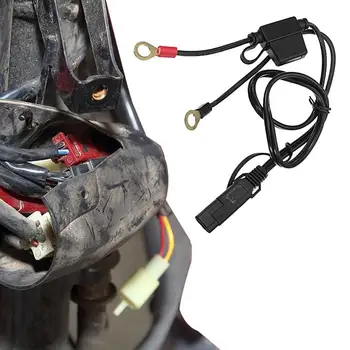 2a-12-24V-os SAE Kábel 18AWG Pin Terminal Hosszabbító Kábel Csatlakozó Akkumulátor Töltő Gyorsan húzza ki a Kábelt Motorkerékpár Tészta