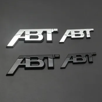 Levelek Jelkép ABT 3D Matrica Autó Hűtőmaszk Háló Jelvény Sárvédő Csomagtartó Oldalsó Logó Matricát Audi Volkswagen VW