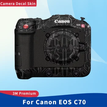Canon EOS C70 Matrica Bőr Vinyl Fólia váz Védő Matrica Védő Kabát