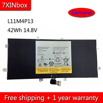 7XINbox 42Wh 14,8 V L11M4P13 Laptop Akkumulátor A Lenovo IdeaPad Yoga 11 11 Ultrabook Sorozat 4ICP4/56/120 2840mAh Batteria