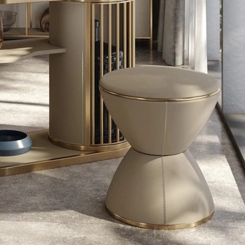 Olasz Fény Luxus Kanapé Szék Pedál Öltözködés Háztartási Cipő Változó Ajtó Tea Asztal Kreatív Bőr Bútorok