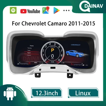 Autó LCD Digitális A Chevrolet Camaro 2011-2015 Klaszter Virtuális Pilótafülke Sebesség Mérő Egységet Accesorries Műszerfal Kijelző