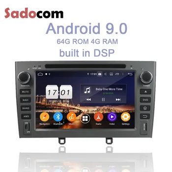 DSP PX6 TDA7851 Android 11.0 4G + 64 gb-os 8Core Autós DVD Lejátszó GPS RDS autoradio wifi Bluetooth 5.0 PEUGEOT PG 408 2007-2010