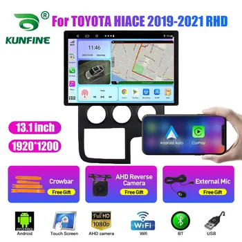13.1 hüvelyk autórádió TOYOTA HIACE 2019 2020 2021 Autós DVD-GPS-Navigációs Sztereó Carplay 2 Din Központi Multimédia Android Auto