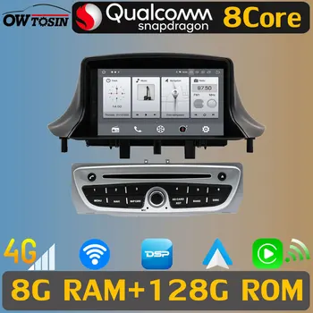 Qualcomm Autó DVD Multimédia Lejátszó Android 10 Renault Megane III Fluence 2 Din Rádió DSP GPS-AHD 1080P Fej Egység Automatikus WiFi