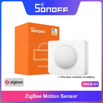 SONOFF SNZB-03 - ZigBee Mozgásérzékelő Hasznos, Okos Készülék Mozgást érzékel Ravaszt Riasztó Működik ZBBridge keresztül eWeLink APP IFTTT