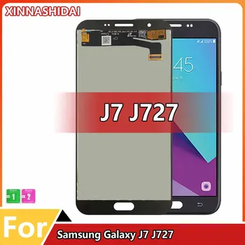 LCD Samsung Galaxy J7 J727 SM-J727P J727V J727A LCD Kijelző Érintőképernyős Kijelző Szerelvény Csere