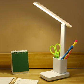 Asztali LED Lámpa, Olvasó Lámpa Nem Lebegés, 3 Fényerő, Összecsukható asztali Lámpa, Szem Gondoskodó olvasólámpa az Irodában, Otthon, Kollégium