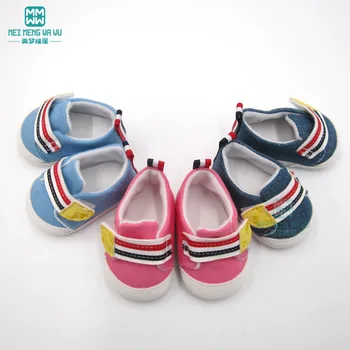 7,5 cm-es cipő baba illik 43-45cm Amerikai baba baba újszülött baba divat cipő, virágos cipő