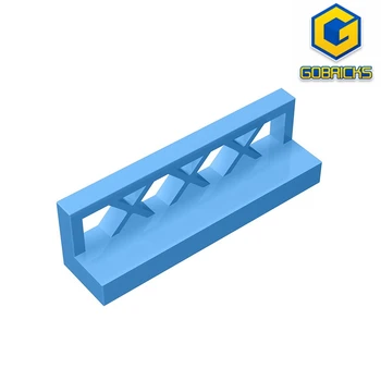 10DB Gobricks GDS-881 Kerítés 1 x 4 x 1, kompatibilis a lego 3633 darab gyermekek DIY építőkövei