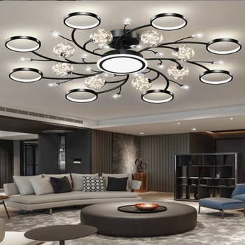 Luxus 2023 Nappali Csillár Modern Intelligens LED-es Hálószoba, Étkező, Mennyezeti Lámpa, Egyszerű Lakás Beltéri Dekorációs Lámpák
