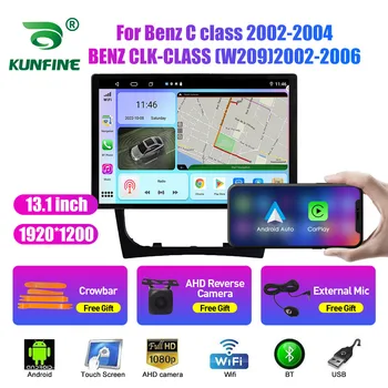 13.1 hüvelyk Autó Rádió Benz C-osztály CLK-CLASS Autó DVD GPS Navigációs Sztereó Carplay 2 Din Központi Multimédia Android Auto