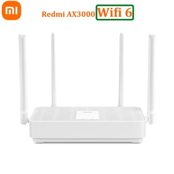 Xiaomi Redmi AX3000 cserélje ki AX6 AX5 Router 2976 Mbps Háló WIFI 6 5G 2 x 2 160MHz NPU OFDMA 4 Antennák IPv6 pppoe Vezeték nélküli Útválasztó