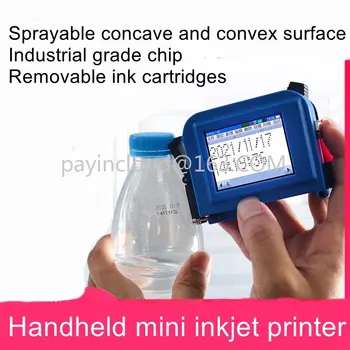 Automatikus Kézi tintasugaras nyomtató kódoló gép mini print a gyártás dátuma palack kupak alsó tintasugaras ereklye