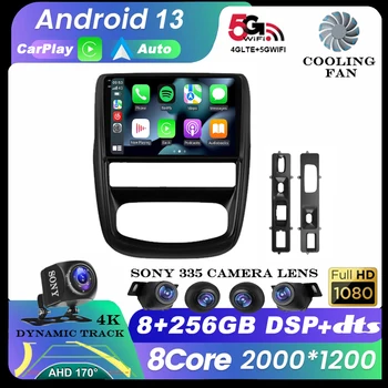 Android 13 autórádió Multimédia Lejátszó Renault Duster 1 2010 - 2015 Carplay Autoraido Navigációs GPS Navi 360 Kamera, 4G
