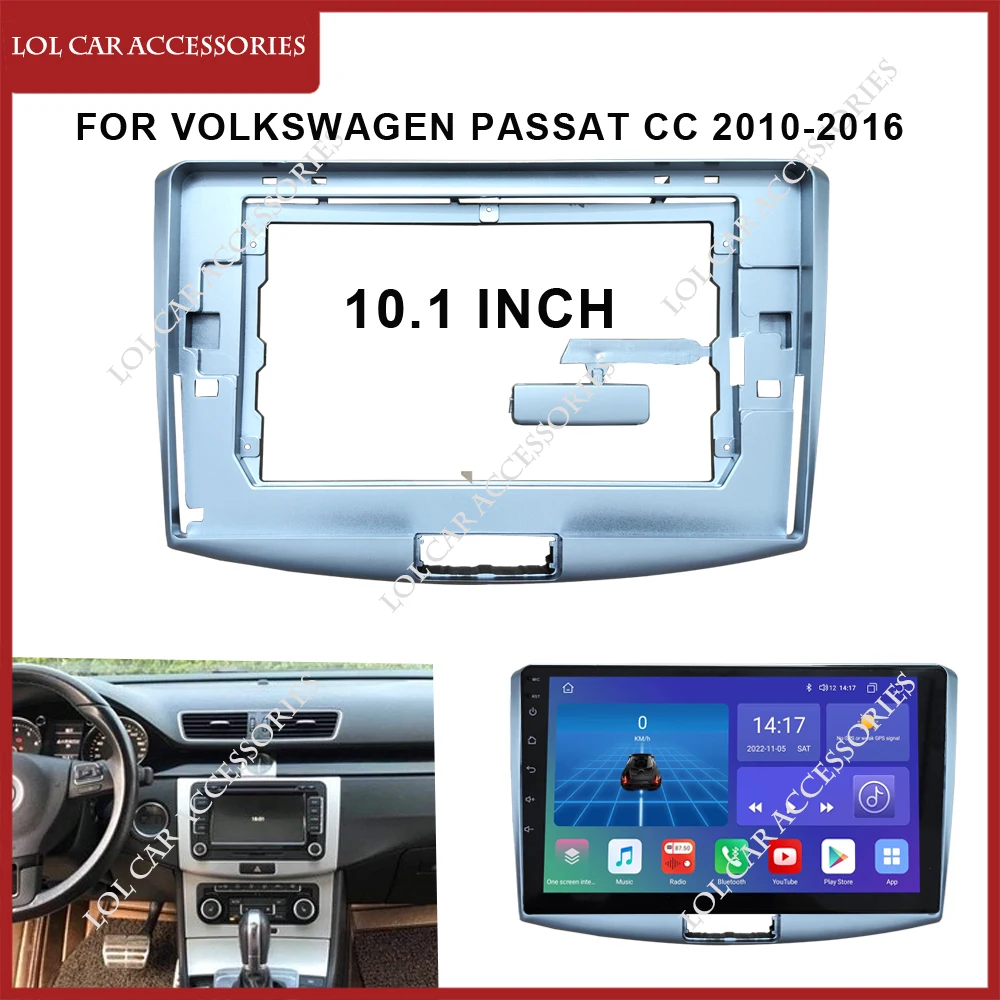 10.1 Hüvelykes VW Volkswagen Passat CC 2010-2016 Autó Rádió Sztereó 8-Core Android 12 QLED Navigációs fejegység Multimédia Lejátszó
