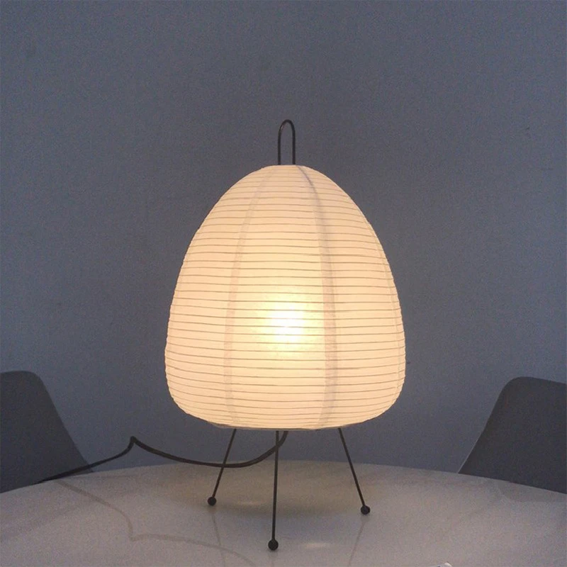 Japán rizspapír Lámpa LED-es asztali Lámpa Nappali, Hálószoba Éjjeli Fény Hotel Vendéglátó Art Dekor Állvány állólámpa