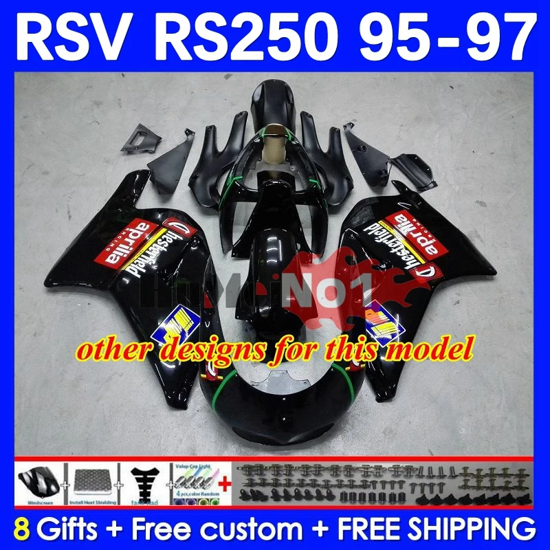 Test Aprilia RS250 RSV250RR RS-250 RSV250 R 105No.29 RS 250 RSV 250 R RR 1995 1996 1997 RS250R 95 96 97 Spoiler fekete raktáron