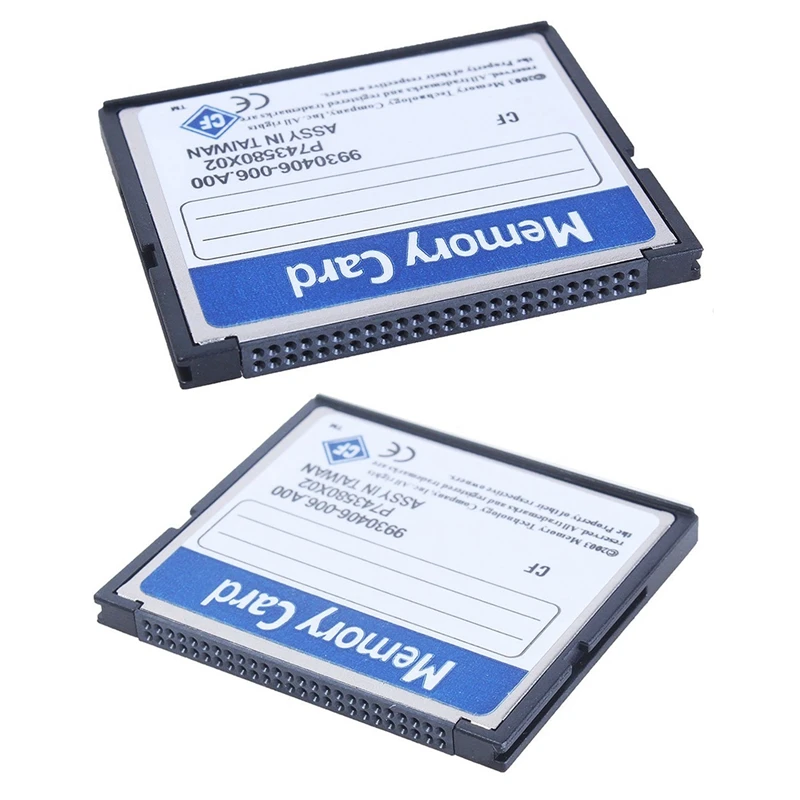 Kiskereskedelmi 2x Szakmai 8GB/ 4GB Compact Flash Memória Kártya(White&Blue)