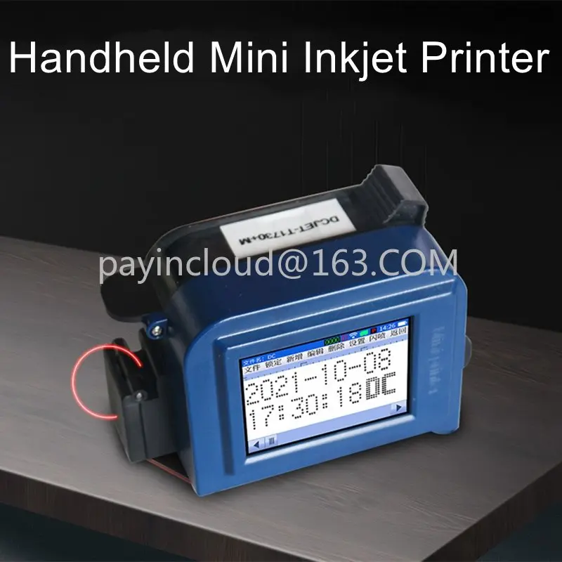 Automatikus Kézi tintasugaras nyomtató kódoló gép mini print a gyártás dátuma palack kupak alsó tintasugaras ereklye