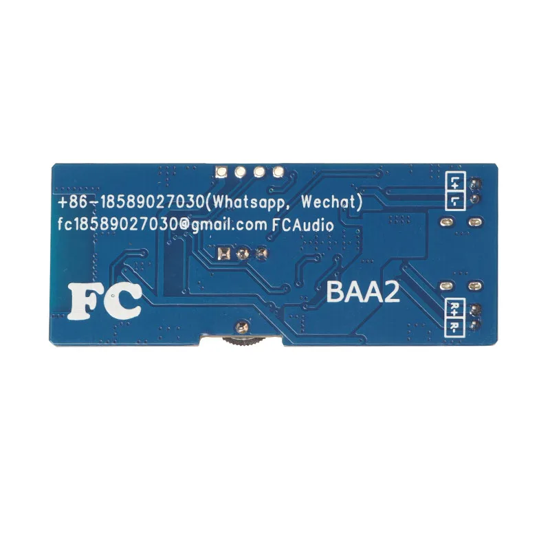 FC-BAA2 2x6W kétcsatornás erősítő testület Bluetooth 5.0 erősítő modul tápegység 5V a hangerő beállítása 5W