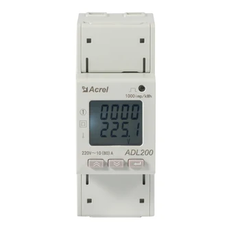 Ipari LCD Kijelző Ac Kwh Rs485 Kommunikációs egyfázisú Két Drót Fotovillamos Energia Monitor energiagazdálkodás Méter