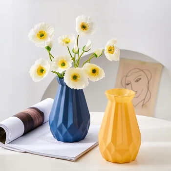 Kreatív Origami Váza Skandináv Otthon Nappali Dekoráció Üveg Váza Cachepot a Virágot Terem Dekoráció Szemüveg Növények Ajándék
